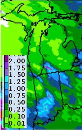 Precipitation forecast 